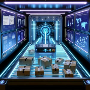 automated parcel scanningfuturistic package scanning for security and data privacy