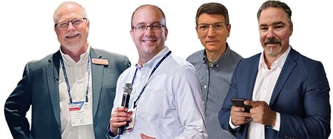 Dave Bush, Eddy Edel, John Massata, and Fritz Buglewicz at 2025 NPF