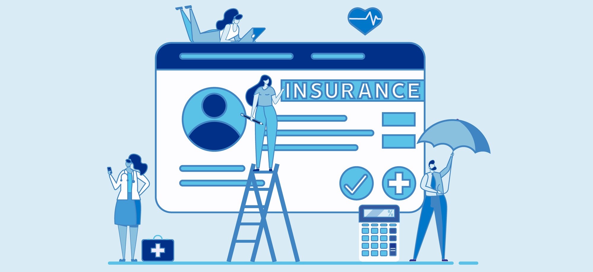 insurance card illustration