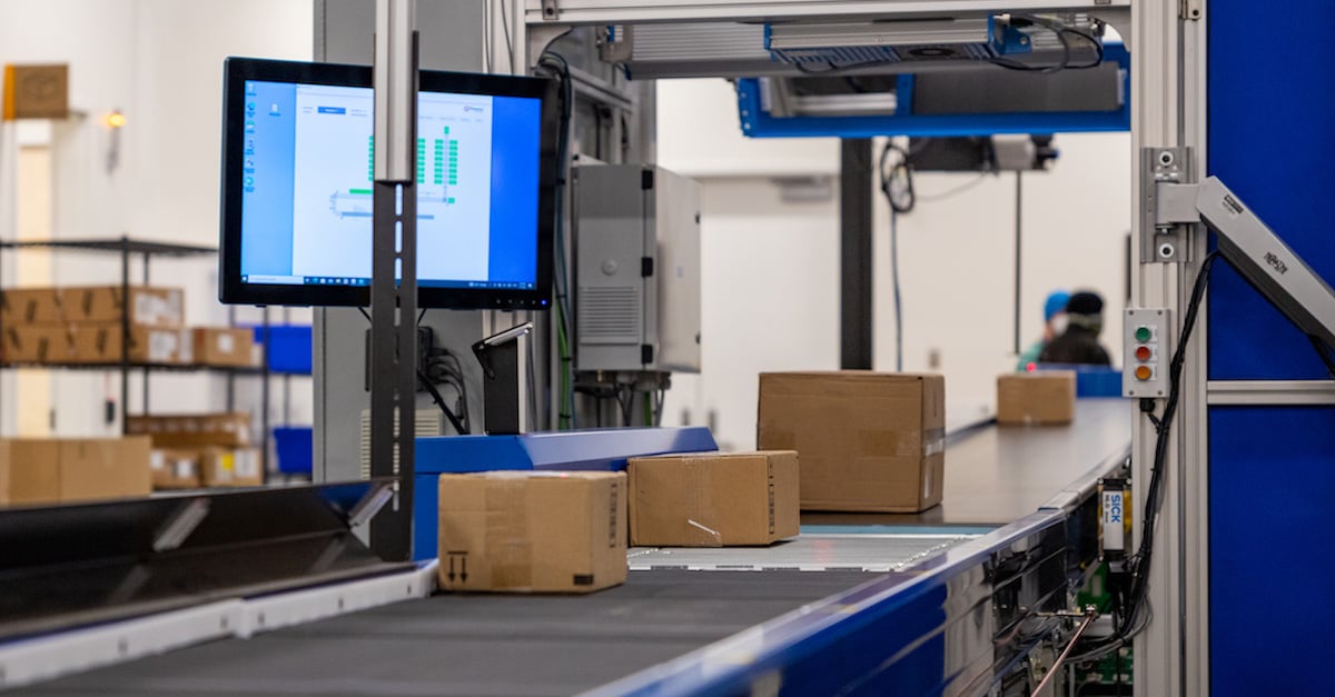 parcel sorter for supply chain