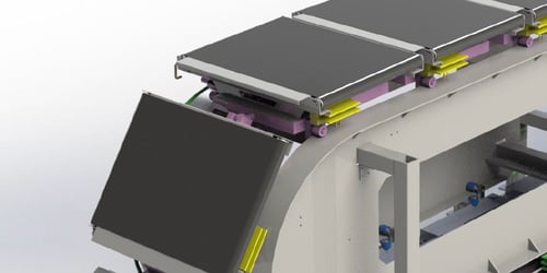 MARV vertical crossbelt sorter