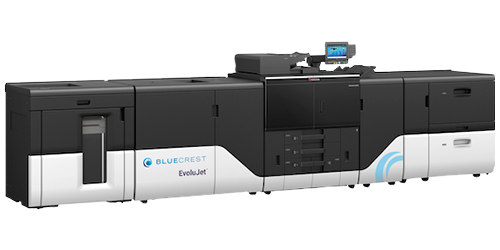 BlueCrest EvoluJet cut sheet industrial inkjet printer