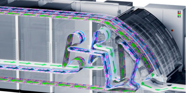 IntelliJet industrial inkjet printer detail of interior