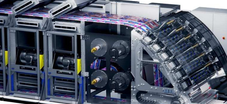 IntelliJet industrial inkjet printer detail of interior