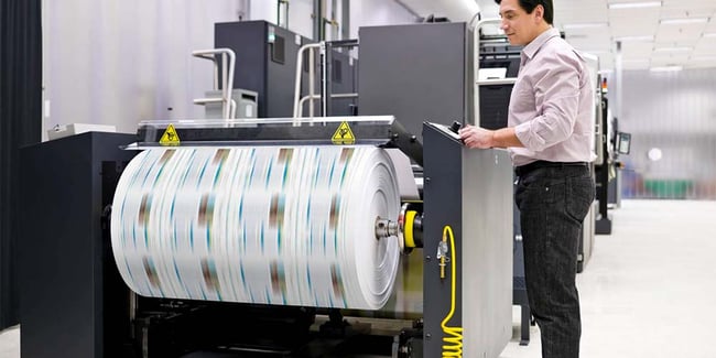 Intellijet42 web fed industrial inkjet printer