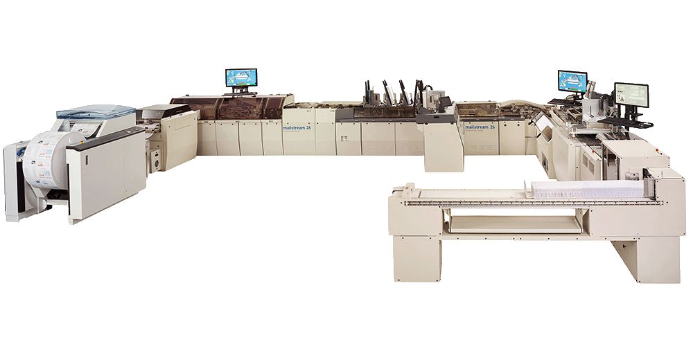 BlueCrest Mailstream Productivity Series mail inserter machine