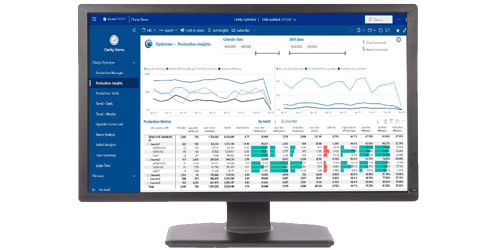 Clarity Optimizer reporting and analytics software