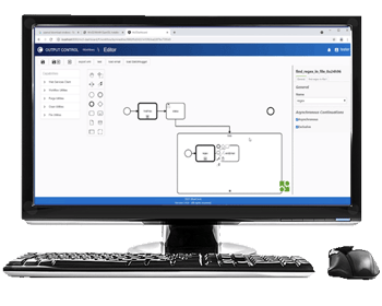 BlueCrest Output Control software screen