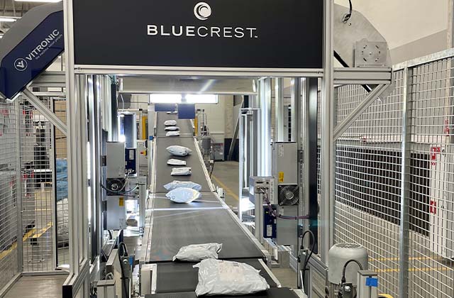 BlueCrest parcel automation reduces warehouse labor shortages