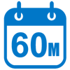 60 month calendar icon