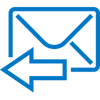 print and mail workflow icon