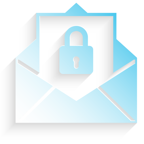 Secure mail symbol