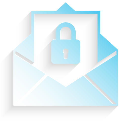 Secure mail symbol